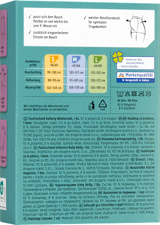 Fascino Schwangerschafts-Strumpfhose schwarz Gr. 38/40, 80 DEN, 1 St