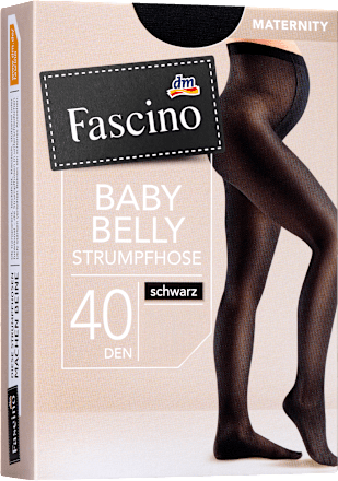Fascino Schwangerschafts-Strumpfhose schwarz Gr. 42/44, 40 DEN, 1 St