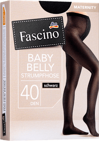 Fascino Schwangerschafts-Strumpfhose schwarz Gr. 42/44, 40 DEN, 1 St