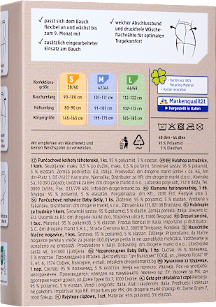Schwangerschafts-Strumpfhose schwarz Gr. 46/48, 40 DEN, 1 St