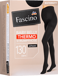 Schwangerschafts-Strumpfhose Thermo schwarz Gr. 42/44, 130 DEN, 1 St