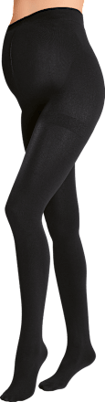 Schwangerschafts-Strumpfhose Thermo schwarz Gr. 42/44, 130 DEN, 1 St