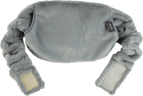 Wärmflasche Bauchtasche grau 0,8l, 1 St