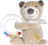 Greifer Otter mit Rasselring, beige, 1 St