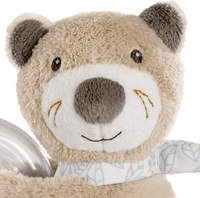 Greifer Otter mit Rasselring, beige, 1 St