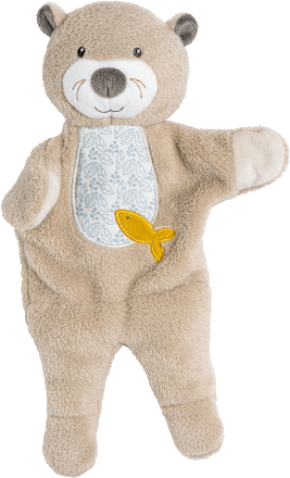 Handpuppe Otter, beige, 1 St