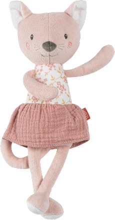 Kuscheltier Katze, rosa, 1 St