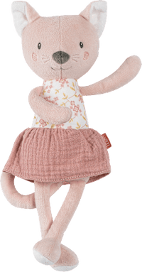 Kuscheltier Katze, rosa, 1 St