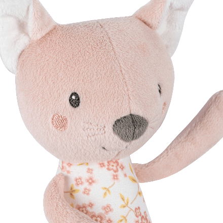 Kuscheltier Katze, rosa, 1 St