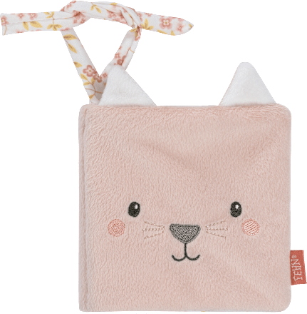 Softbilderbuch Katze, rosa