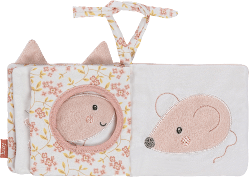 Softbilderbuch Katze, rosa