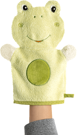 Waschhandschuh Frosch, 1 St