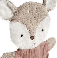 Waschhandschuh Reh, rosa, 1 St