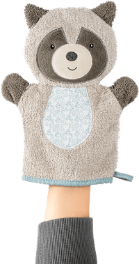 Waschhandschuh Waschbär