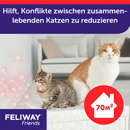 Feromoonverdamper "Friends" starterset voor katten, 48 ml