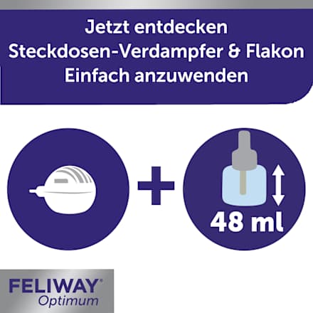 Feromoonverdamper "Optimum" + starterset voor katten, 48 ml