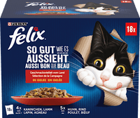 Landelijke smaakvariatie in gelei, multipack (18x85 g), 1,53 kg