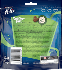 Kattensnacks knabbelmix boerderij &amp; weide, 120 g