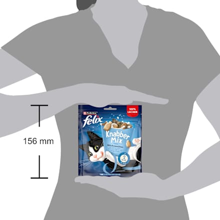 Kattensnoepjesmix melkmond, 120 g