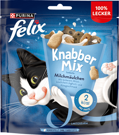 Katzenleckerli Knabber Mix Milchmäulchen, 120 g
