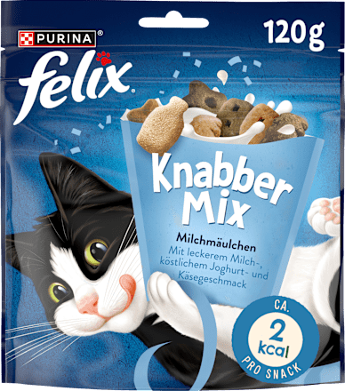 Kattensnoepjesmix melkmond, 120 g