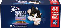 Nat kattenvoer gemengde variëteit megaverpakking (44x85 g), 3,74 kg