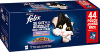 Nat kattenvoer gemengde variëteit megaverpakking (44x85 g), 3,74 kg