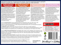Nat kattenvoer, gemengde variatie met groenten in gelei, multipack (24 x 85 g), 2,04 kg