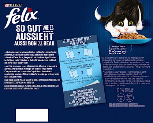 Nassfutter Katze, Geschmacksvielfalt aus dem Wasser in Gelee, Multipack (24x85g), 2,04 kg