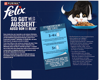 Nat kattenvoer, diverse smaken van water in gelei, multipack (24 x 85 g), 2,04 kg