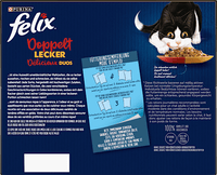 Nat kattenvoer, diverse smaken uit het land in gelei, multipack (24 x 85 g), 2,04 kg
