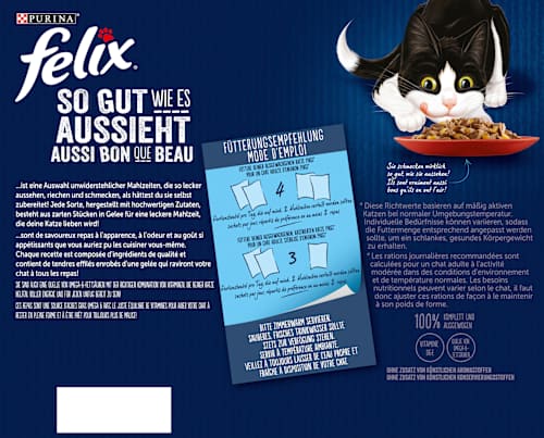 Nassfutter Katze, Geschmacksvielfalt vom Land in Gelee,Multipack (24x85 g), 2.040 g