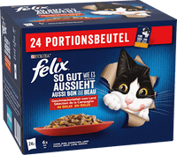 Nat kattenvoer, diverse smaken uit het land in gelei, multipack (24 x 85 g), 2.040 g
