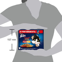 Nassfutter Katze, Geschmacksvielfalt vom Land in Gelee, Multipack (24x85 g), 2,04 kg