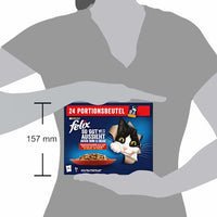 Nassfutter Katze, Geschmacksvielfalt vom Land in Gelee,Multipack (24x85 g), 2.040 g
