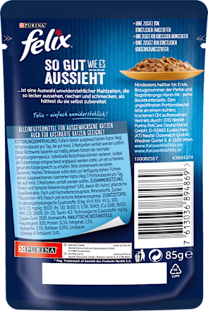 Nat kattenvoer met kip, Zo lekker als het eruit ziet, Volwassen, 85 g