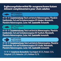 Nassfutter Katze mit Kabeljau, Thunfisch, Scholle, Original Soup Time, Multipack (6x48g), 288 g