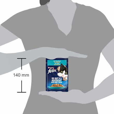 Nat kattenvoer met tonijn in gelei, Zo lekker als het eruit ziet, Volwassen, 85 g