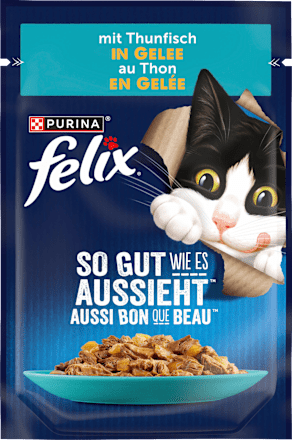 Nat kattenvoer met tonijn in gelei, Zo lekker als het eruit ziet, Volwassen, 85 g