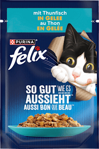 Nat kattenvoer met tonijn in gelei, Zo lekker als het eruit ziet, Volwassen, 85 g