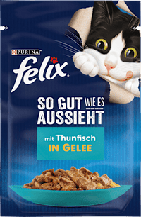 Nat kattenvoer met tonijn in gelei, Zo lekker als het eruit ziet, Volwassen, 85 g