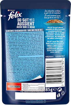 Nat kattenvoer met tonijn in gelei, Zo lekker als het eruit ziet, Volwassen, 85 g