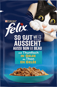 Nat kattenvoer met tonijn in gelei, Zo lekker als het eruit ziet, Volwassen, 85 g