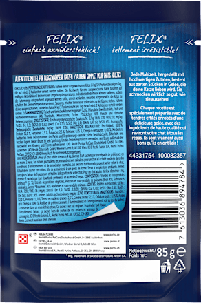 Nat kattenvoer met tonijn in gelei, Zo lekker als het eruit ziet, Volwassen, 85 g