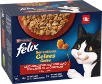 Nat kattenvoer Sensations Jelly Flavors from the Countryside Multipack (18x85 g), 1,53 kg
