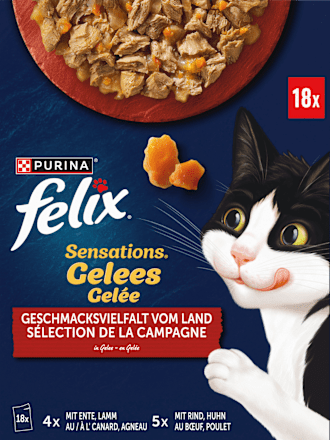 Nat kattenvoer Sensations Jelly Flavors from the Countryside Multipack (18x85 g), 1,53 kg