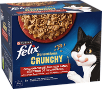 Nat kattenvoer, Crunchy Country Flavor Variety, Multipack (20x85g + 2x40g), 1,78 kg