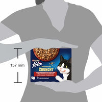 Nassfutter Katzen, Crunchy Geschmacksvielfalt vom Land, Multipack (20x85g + 2x40g), 1,78 kg