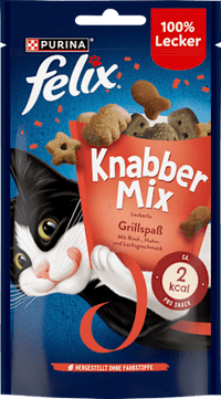 Snack für Katzen, Knabbermix, Grillspaß, 60 g