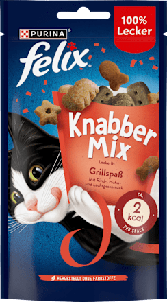 Snack für Katzen, Knabbermix, Grillspaß, 60 g